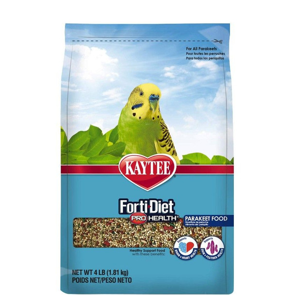 Kaytee Forti-Diet Pro Health Parakeet Food 4 lbs