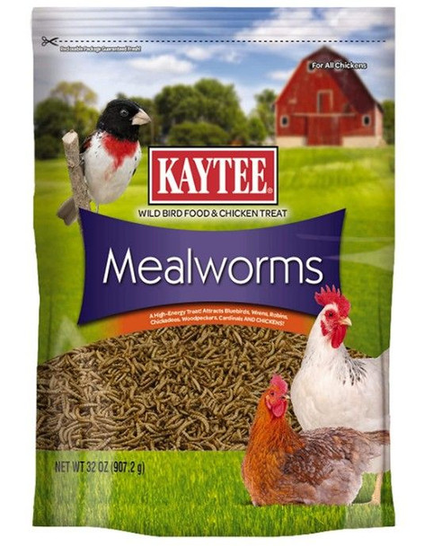 Kaytee Mealworms Bird Food 32 oz