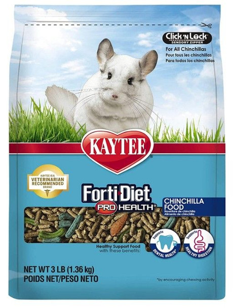 Kaytee Forti-Diet Pro Health Chinchilla Food 3 lbs