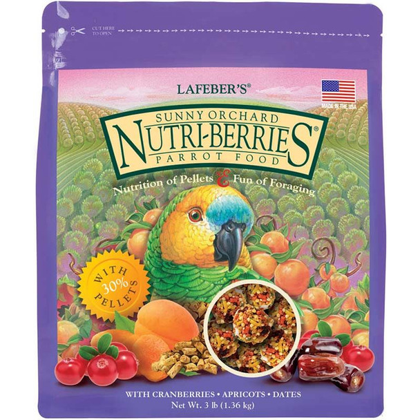 Lafeber Sunny Orchard Nutri-Berries Parrot Food 3 lbs