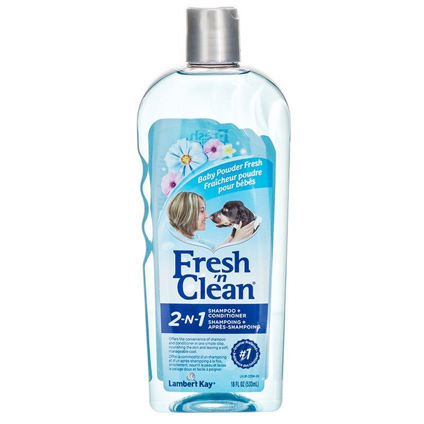 Fresh 'n Clean Skin & Coat Formula Shampoo - Baby Powder Scent 18 oz