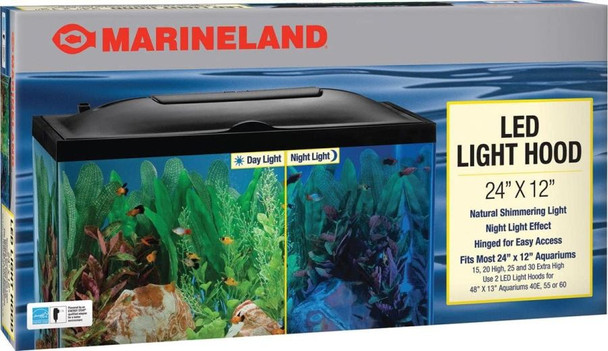 Marineland LED Aquarium Light Hood 24 Long x 12 Wide