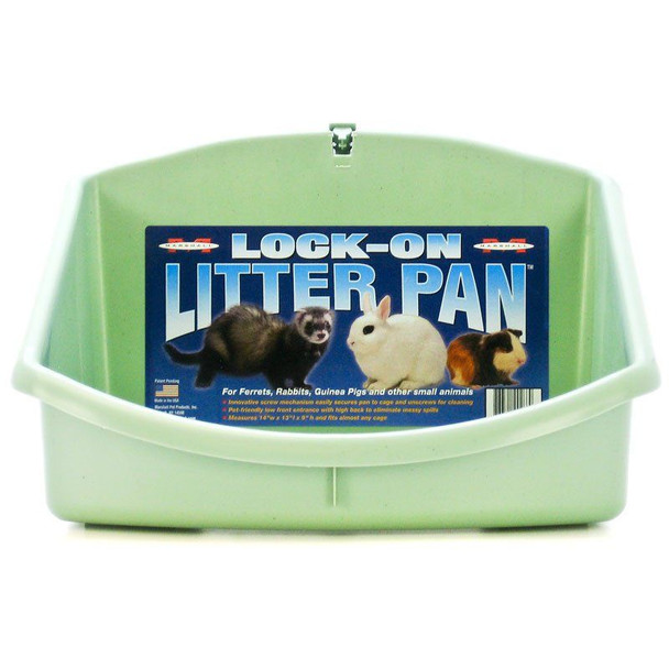 Marshall Ferret Lock-On Litter Pan 14L x 14W x 9H