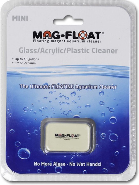 Mag Float Floating Magnetic Aquarium Cleaner - Acrylic Mini (10 Gallon Aquariums)