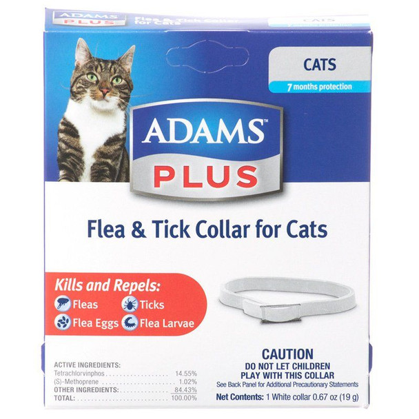 Adams Plus Breakaway Flea & Tick Collar for Cats & Kittens 1 Pack