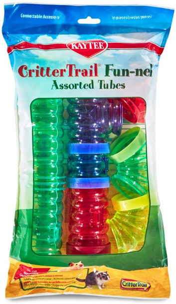 Kaytee CritterTrail Fun-nels Assorted Tubes 8 count