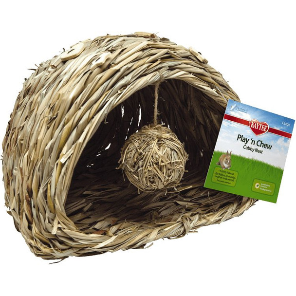 Kaytee Play 'n Chew Cubby Nest Large 1 count