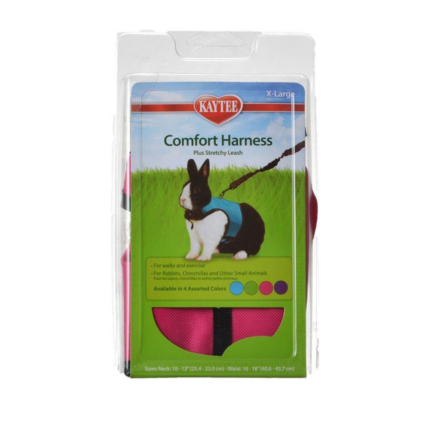 Kaytee Comfort Harness with Safety Leash X-Large (10-13 Neck & 16-18 Waist)