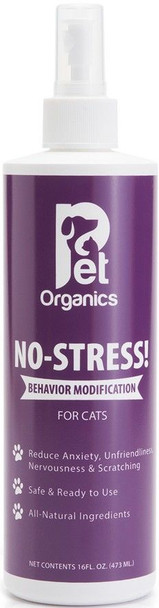 Pet Organics No-Stress Spray for Cats 16 oz