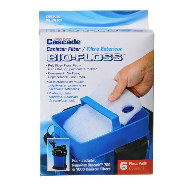 Cascade Canister Filter Bio-Floss 700 & 1000 Bio Floss (6 Pack)
