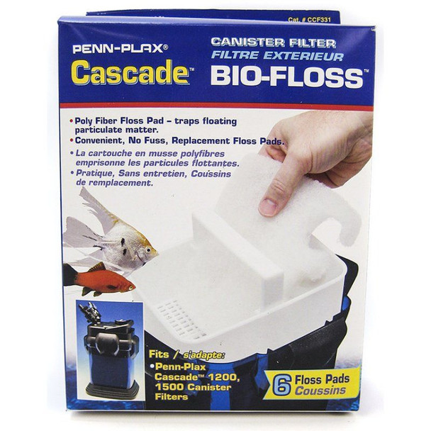 Cascade Canister Filter Bio-Sponge 1200 & 1500 Bio Sponge (6 Pack)