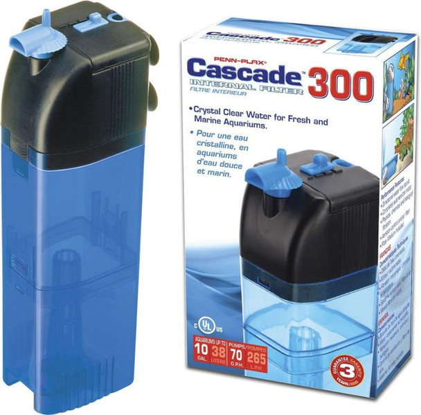 Cascade Internal Filter Cascade 300 - Up to 10 Gallons (70 GPH)
