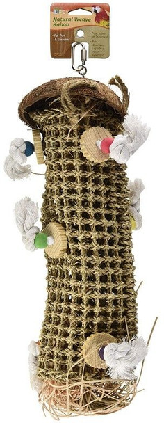 Penn Plax Bird Life Natural Weave Kabob 24 High - (For Large Birds)