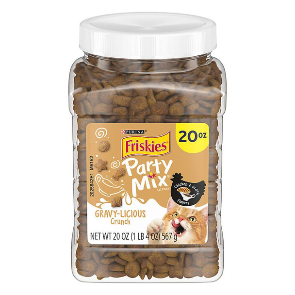 Friskies Party Mix Crunch Treats Gravy-Licious 20 oz