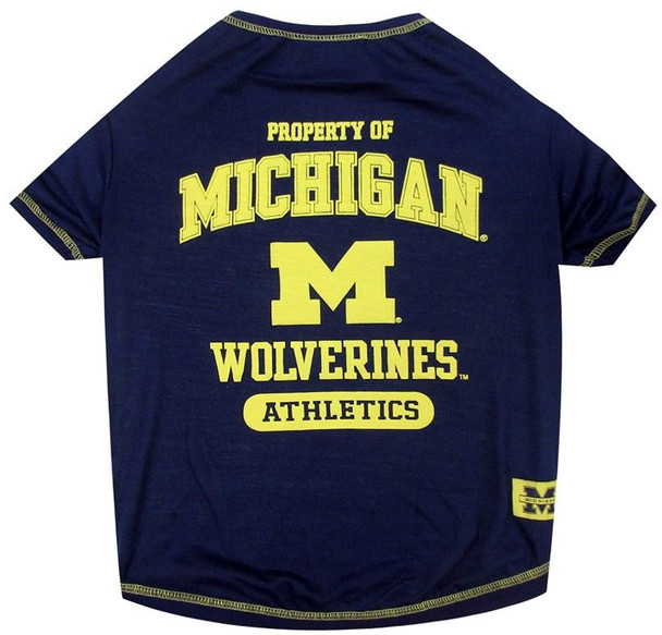Pets First Michigan Tee Shirt for Dogs and Cats Small