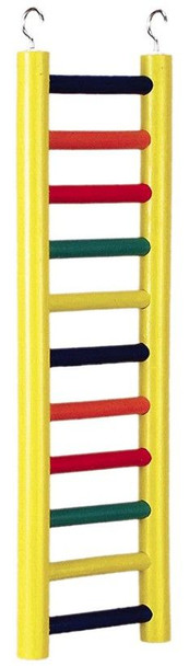 Prevue Carpenter Creations Hardwood Bird Ladder Assorted Colors 11 Rung 18 Long