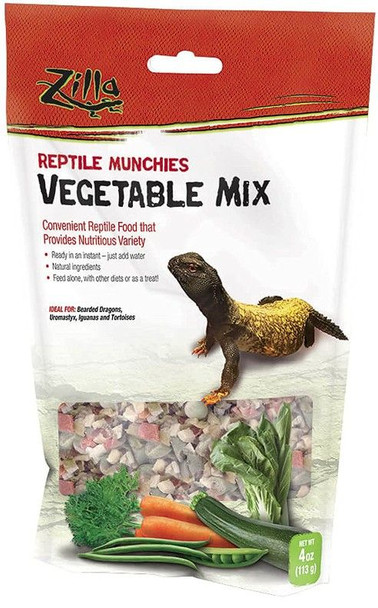 Zilla Reptile Munchies - Vegetable Mix 4 oz