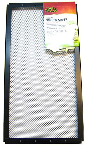 Zilla Fresh Air Fine Mesh Screen Cover 10 Gallon Tank (20 Long x 10 Wide)