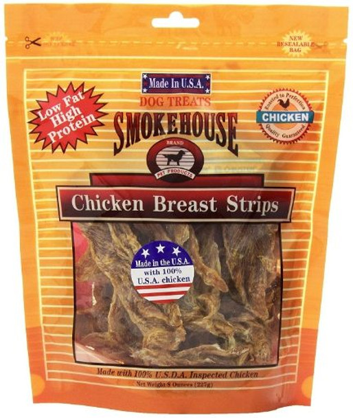 Smokehouse Treats Chicken Breast Strips 8 oz