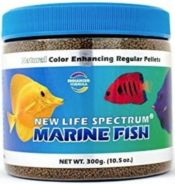 New Life Spectrum Marine Fish Food Regular Sinking Pellets 300 g