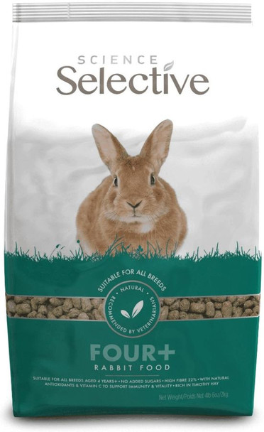 Supreme Science Selective Four+ Rabbit Food 4.4 lbs