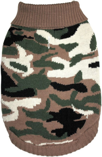 Fashion Pet Camouflage Sweater for Dogs Large