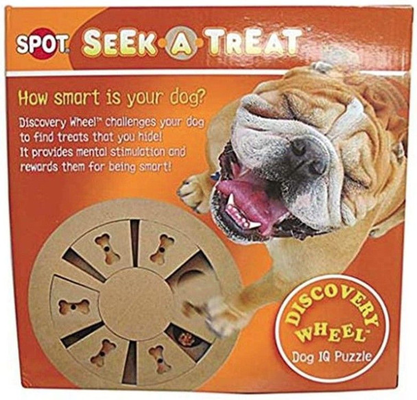 Spot Seek-A-Treat Discovery Wheel Interactive Dog Treat and Toy Puzzle 1 count