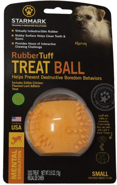 Starmark RubberTuff Treat Ball Small 1 count