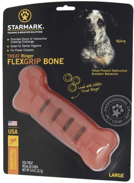 Starmark Flexigrip Ringer Bone Large 1 count