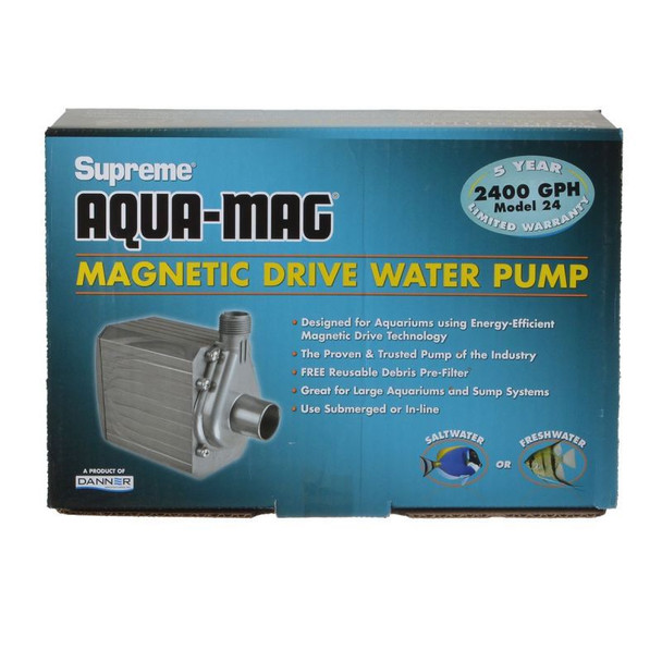 Supreme Aqua-Mag Magnetic Drive Water Pump Aqua-Mag 24 Pump (2,400 GPH)