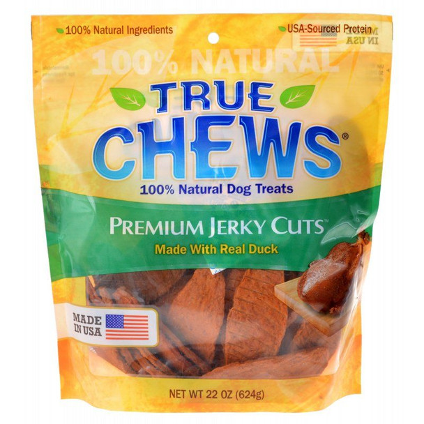 True Chews Premium Jerky Cuts with Real Duck 22 oz