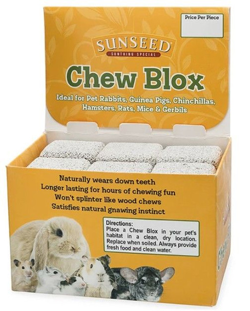 Sunseed Chew Blox for Small Animals 12 count