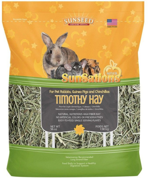 Sunseed SunSations Natural Timothy Hay 56 oz