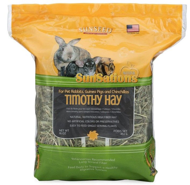 Sunseed SunSations Natural Timothy Hay 16 oz