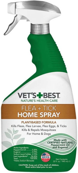 Vet's Best Flea & Tick Home Spray 32 oz