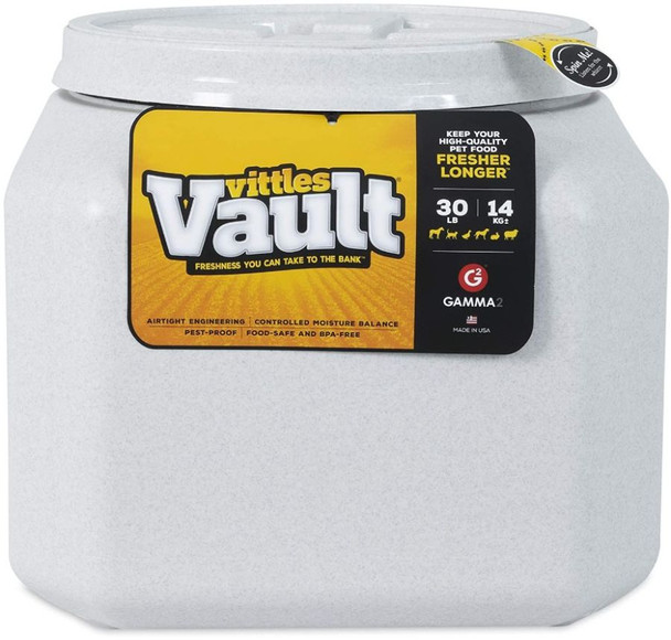 Vittles Vault Airtight Square Pet Food Container 30 lbs - 13L x 14W x 14H