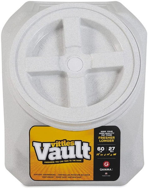 Vittles Vault Airtight Pet Food Container - Stackable 60 lbs Capacity