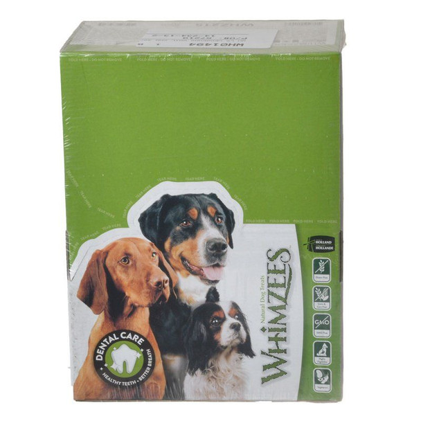 Whimzees Natural Dental Care Hedgehog Dog Treats Large - 30 Pack - (Dogs 40-60 lbs)