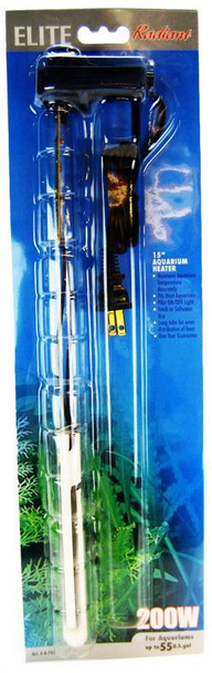 Elite Radiant Compact Aquarium Heater 200 Watts (15 Long)