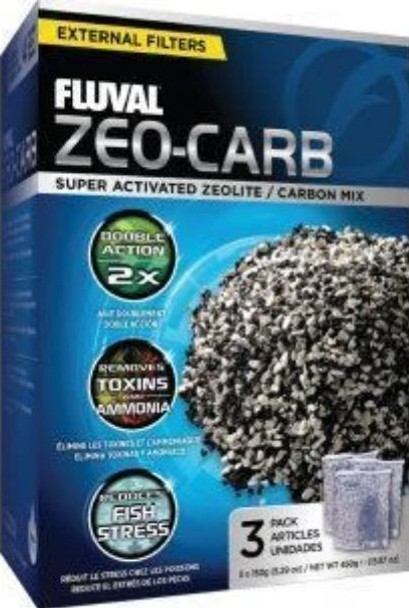 Fluval Zeo-Carb Filter Media 3 count