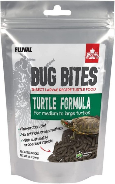 Fluval Bug Bites Turtle Formula Floating Sticks 3.5 oz