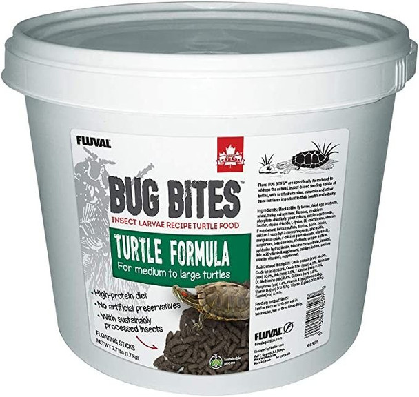 Fluval Bug Bites Turtle Formula Floating Sticks 3.7 lbs