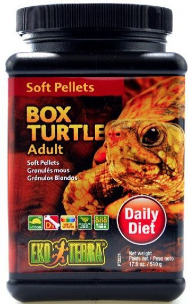Exo Terra Soft Pellets Adult Box Turtle Food 18 oz