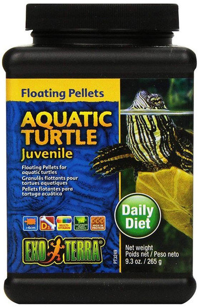 Exo Terra Floating Pellets Juvenile Aquatic Turtle Food 9.3 oz