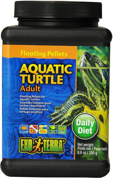 Exo Terra Floating Pellets Adult Aquatic Turtle Food 8.8 oz