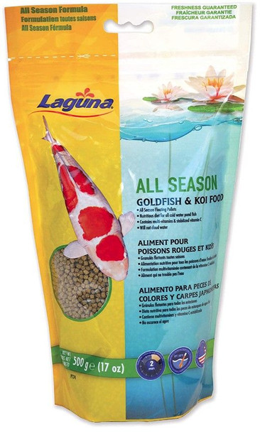 Laguna All Season Goldfish and Koi Food 17 oz