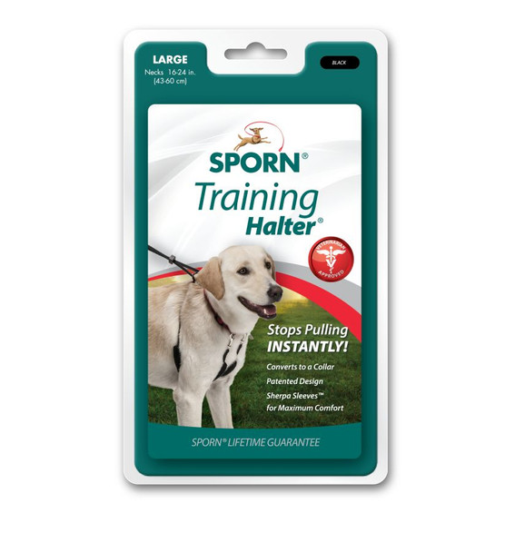 Sporn Original Training Halter for Dogs Red Large