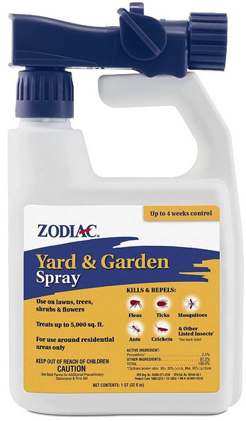 Zodiac Flea, Tick & More Yard & Garden Spray 32 oz