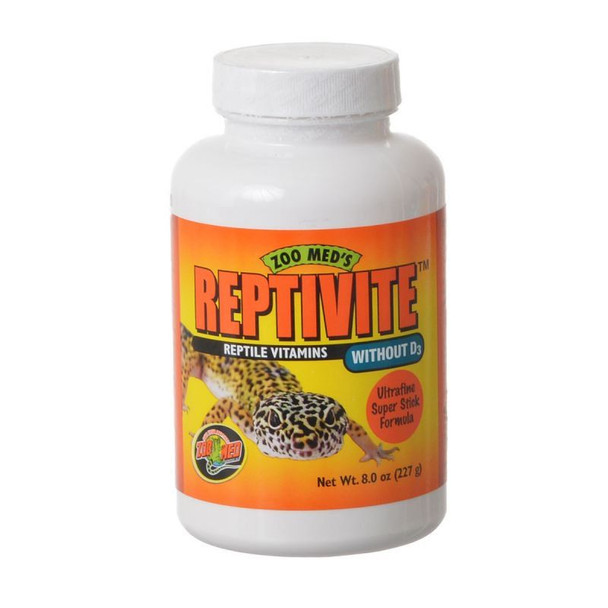 Zoo Med Reptivite Reptile Vitamins without D3 8 oz