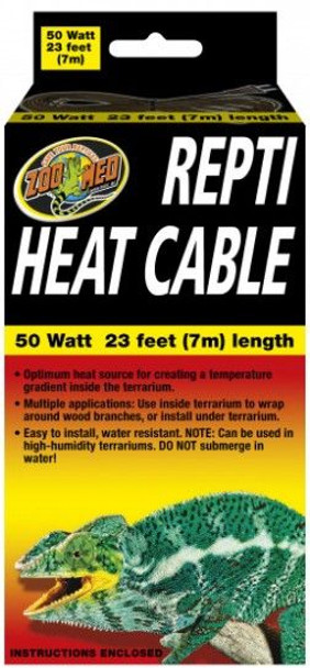 Zoo Med Repti Heat Cable 50 watt (23'L)